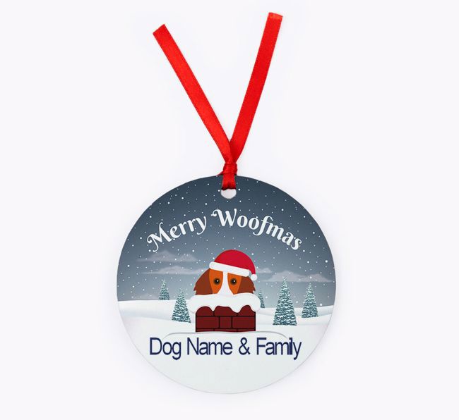 Chimney: Personalised {breedFullName} Christmas Decoration